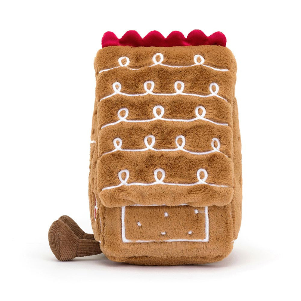 Kuscheltier Lebkuchenhaus "Amuseable" - 22 cm (Braun)