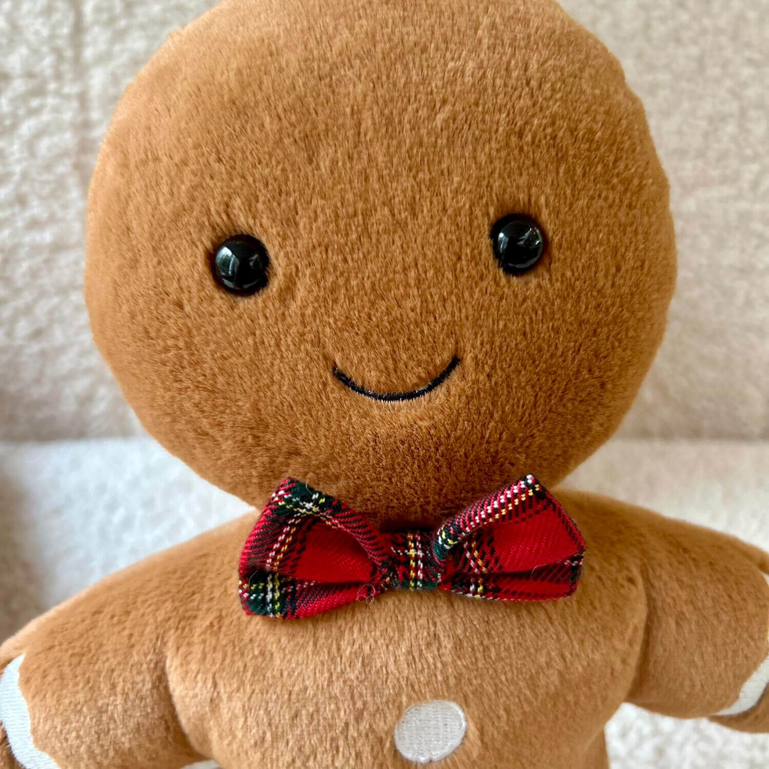 Kuscheltier Lebkuchenmann "Jolly Gingerbread Fred - New Design" - Large (Braun)