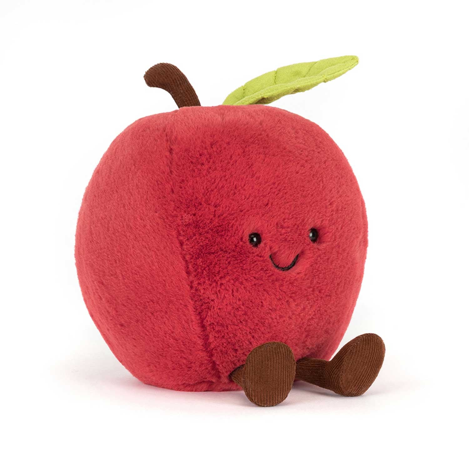Kuscheltier Apfel "Amuseables" - 16 cm (Rot)