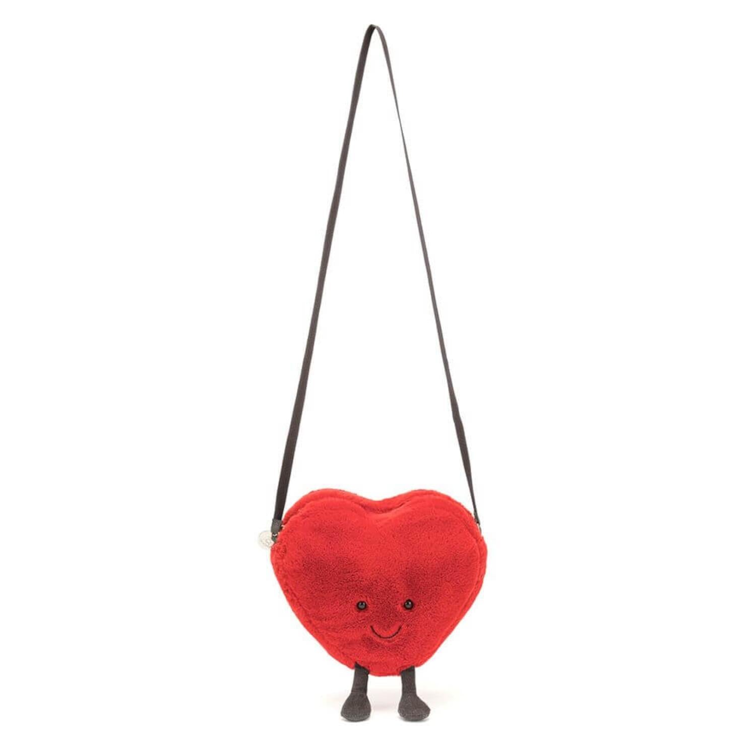 Tasche Herz "Amuseable" - 18 cm (Rot) Jellycat