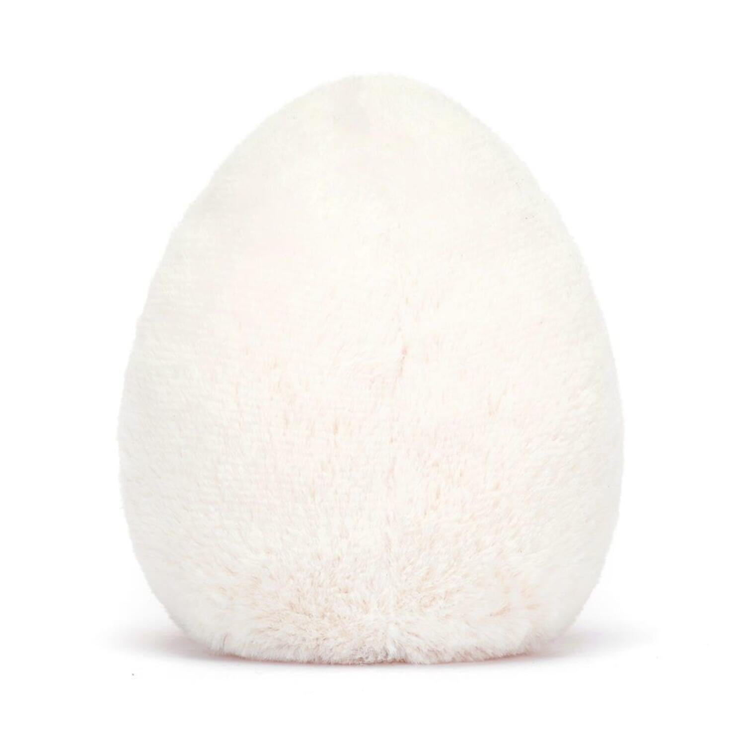 Kuscheltier gekochtes Ei Amuseable "Streber" - 14 cm (Weiß/Gelb)