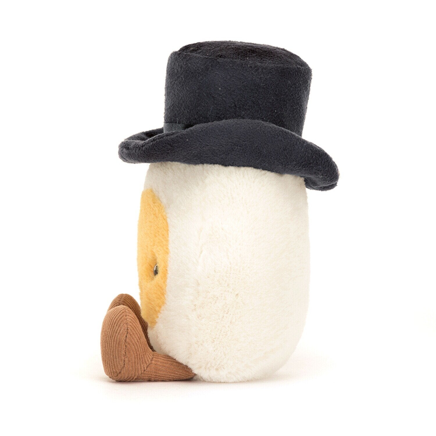Kuscheltier gekochtes Ei Amuseable "Bräutigam" - 14 cm (Weiß/Gelb) Jellycat