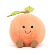 Kuscheltier Pfirsich "Amuseables" - 14 cm (Orange)