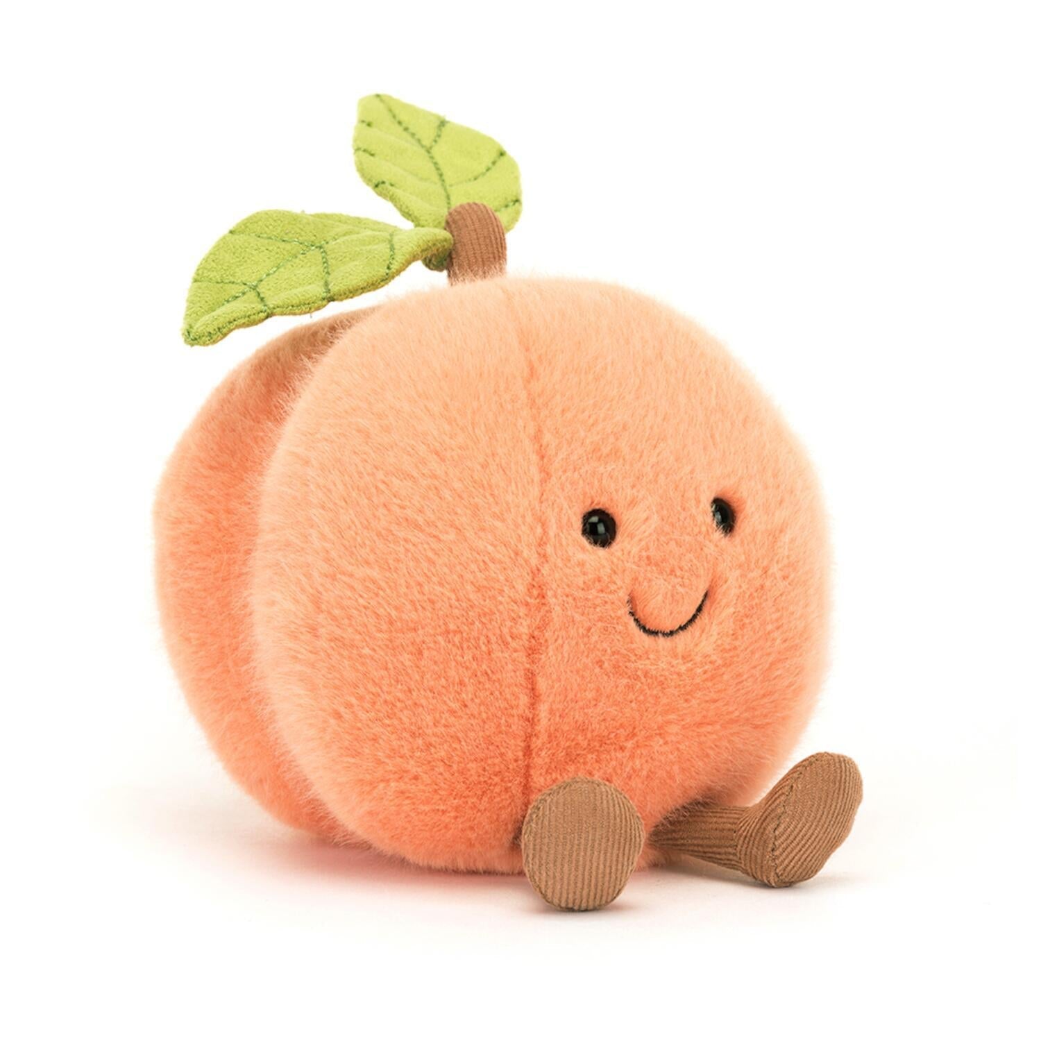 Kuscheltier Pfirsich "Amuseables" - 14 cm (Orange)