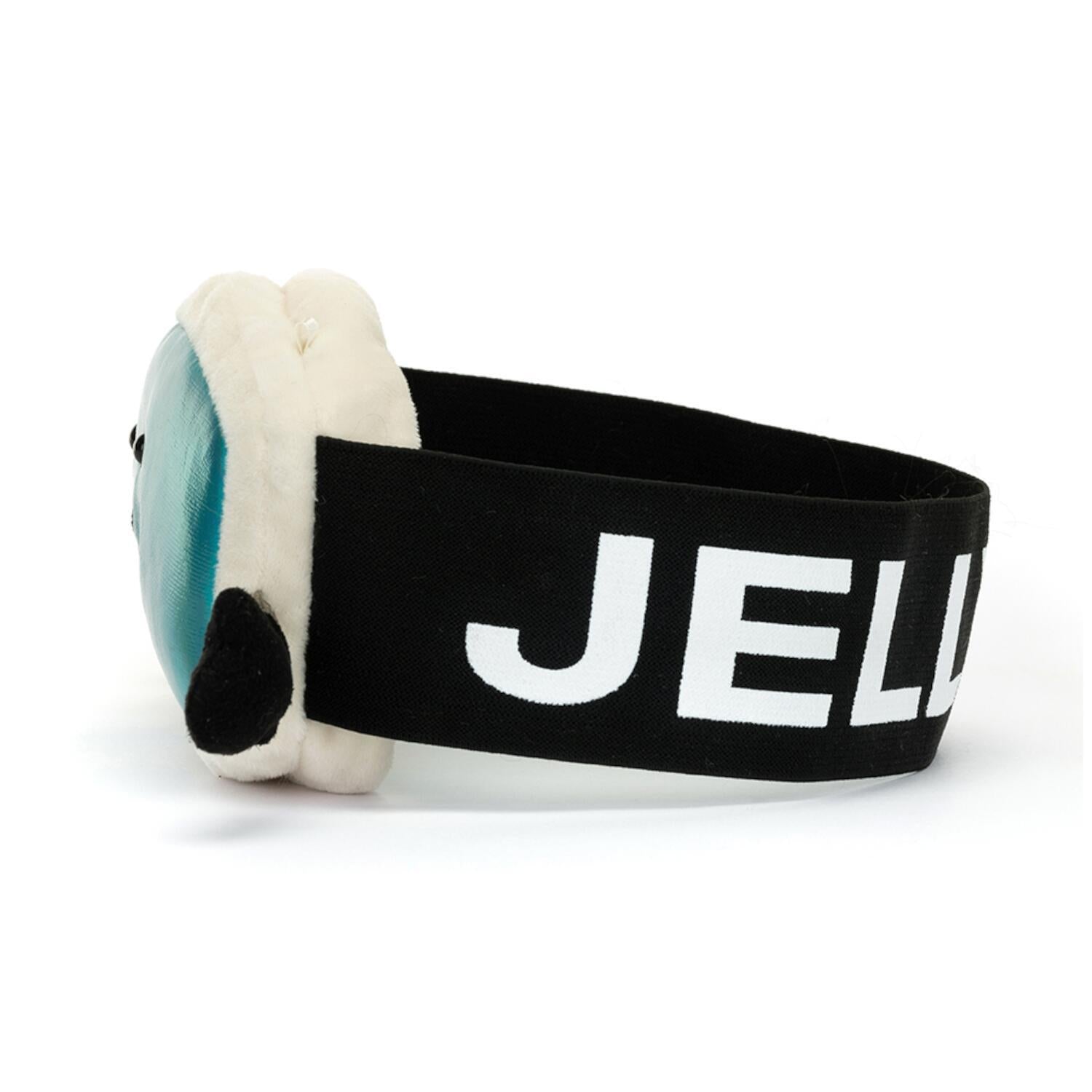 Kuscheltier Skibrille "Amuseables Sports" - 17 cm (Creme/Aqua)