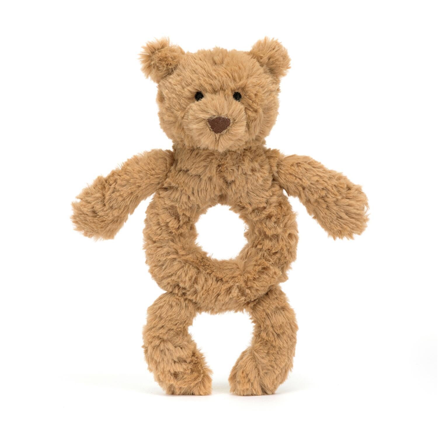 Rassel Bär "Bartholomew" - 2x8x18 cm (Braun)