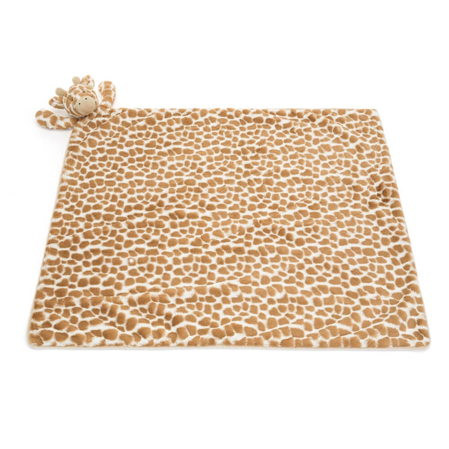 Kuscheldecke Giraffe "Bashful" - 9x70x56 cm (Braun)