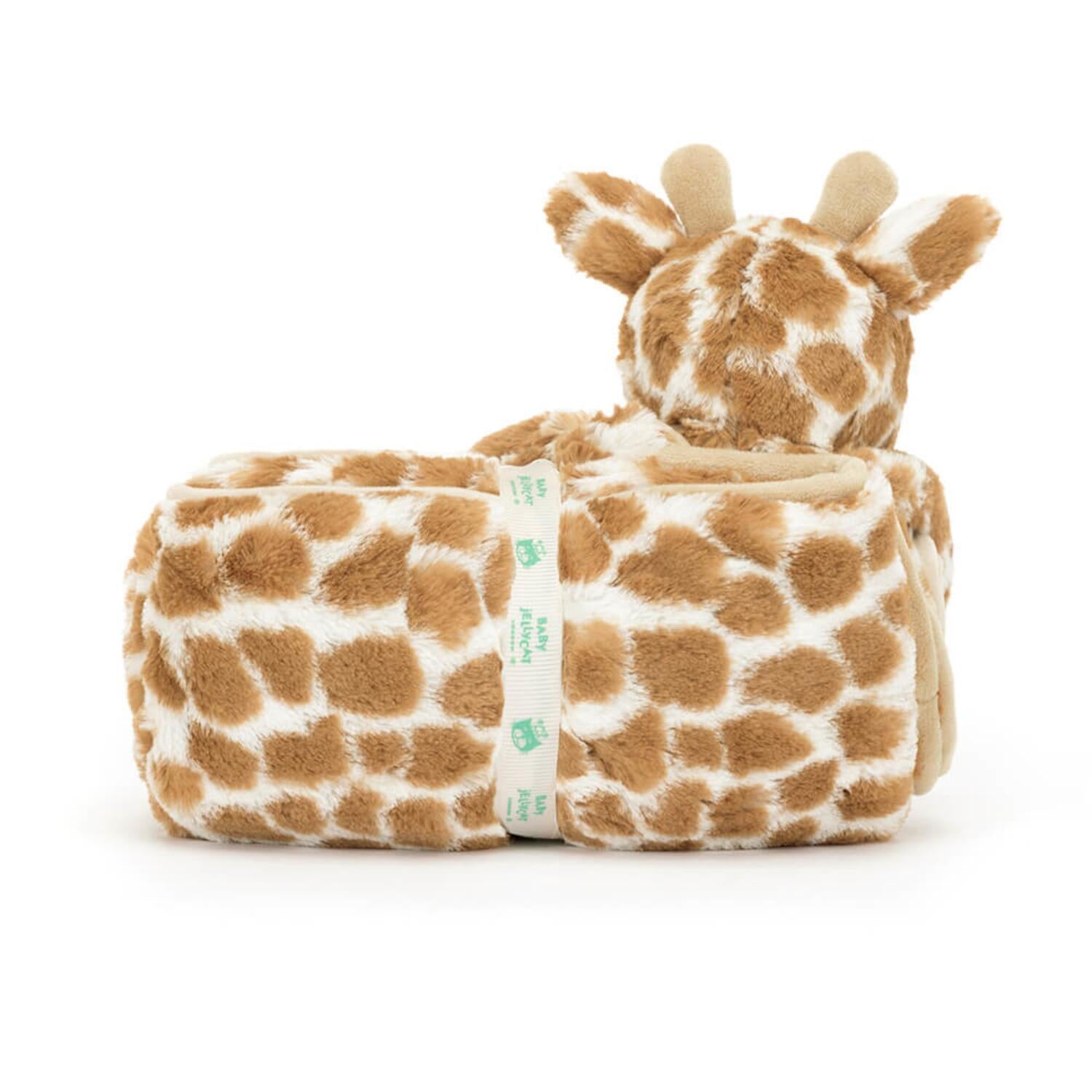 Kuscheldecke Giraffe "Bashful" - 9x70x56 cm (Braun)