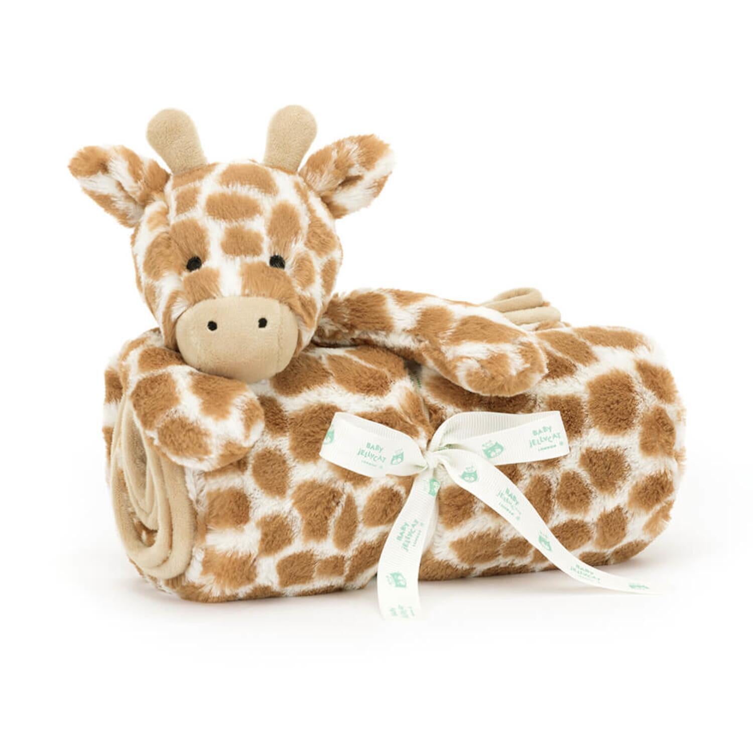 Kuscheldecke Giraffe "Bashful" - 9x70x56 cm (Braun)