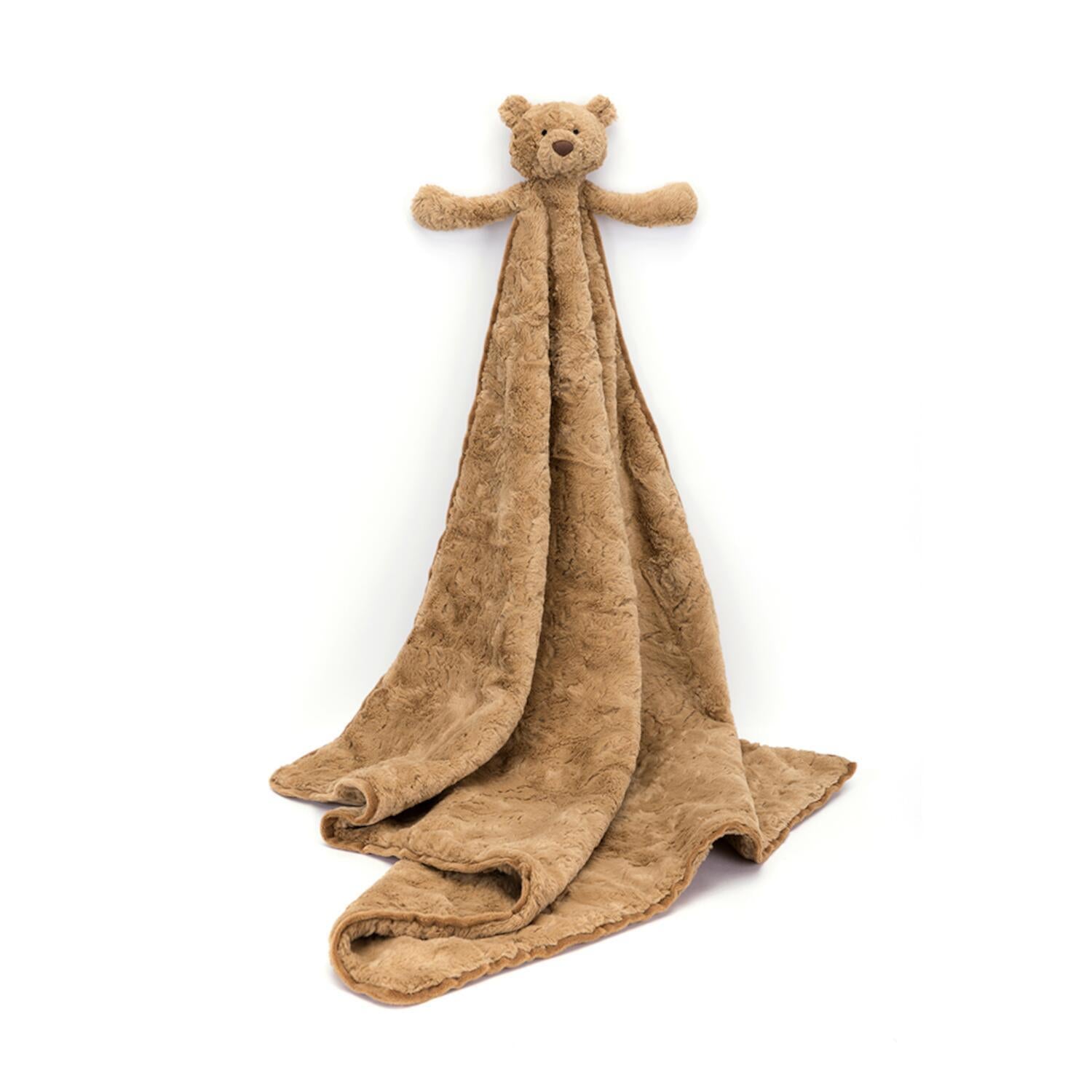 Kuscheldecke Bär "Bartholomew" - 70x56 cm (Braun)