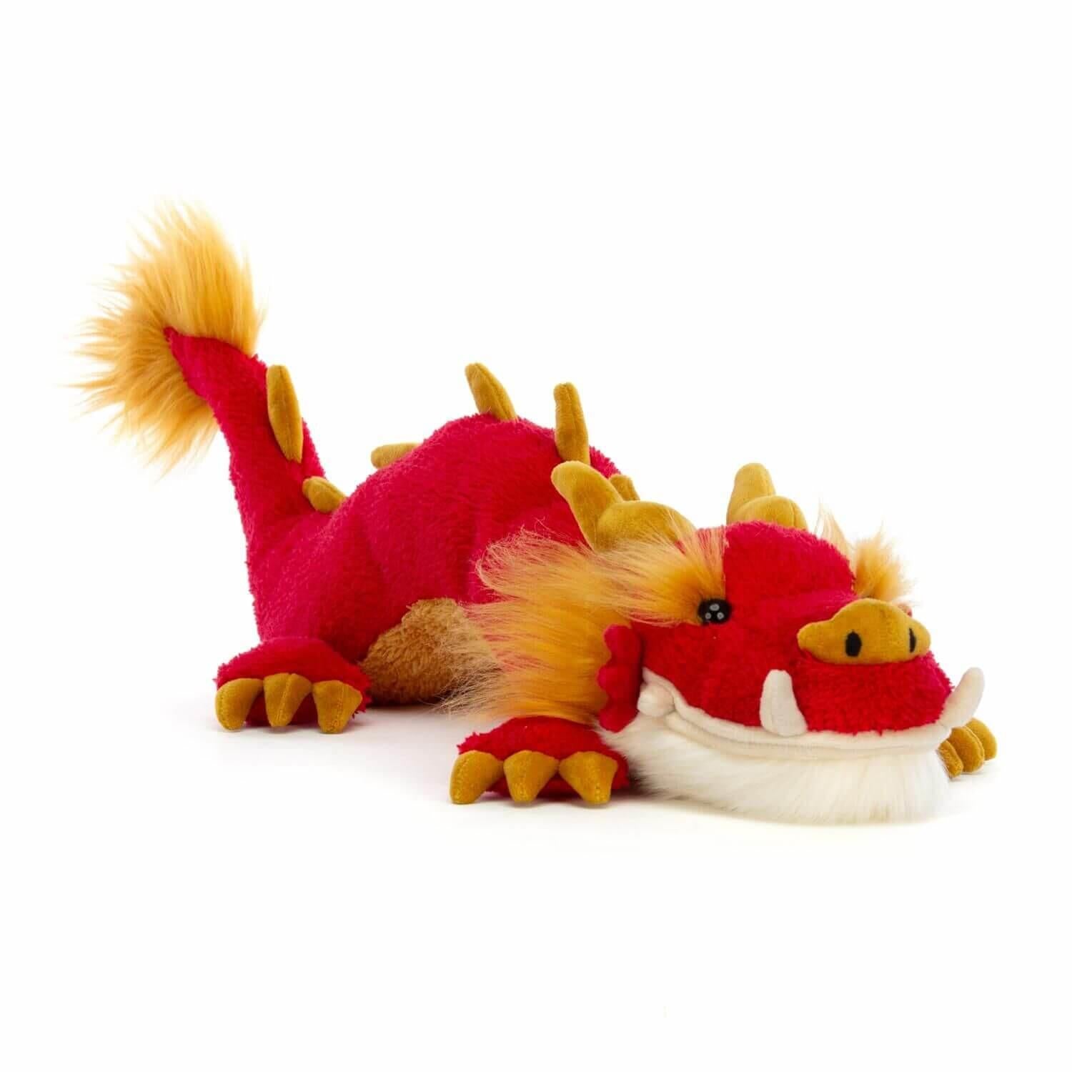 Kuscheltier Festivaldrache - 42 cm (Rot)