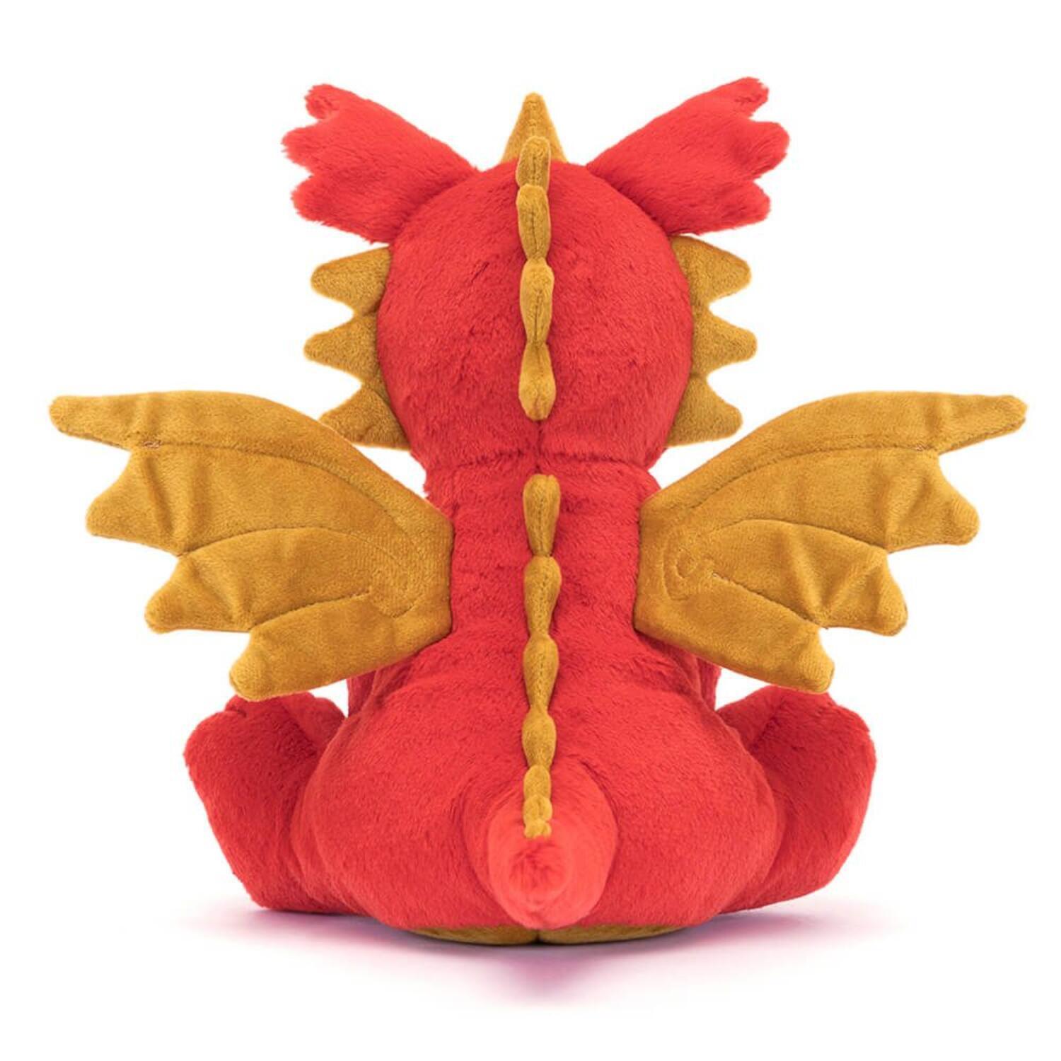 Kuscheltier Drache "Darvin" - 24 cm (Rot)
