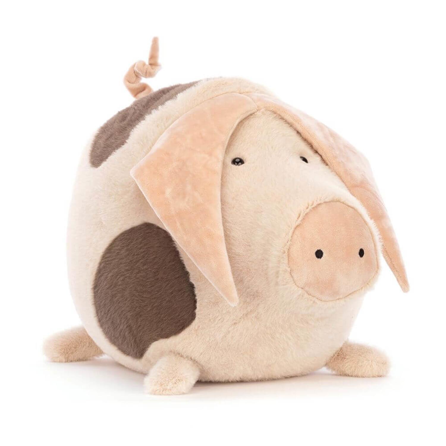 Kuscheltier Schwein "Higgledy Piggledy Old Spot" - 40 cm (Rosa/Braun)