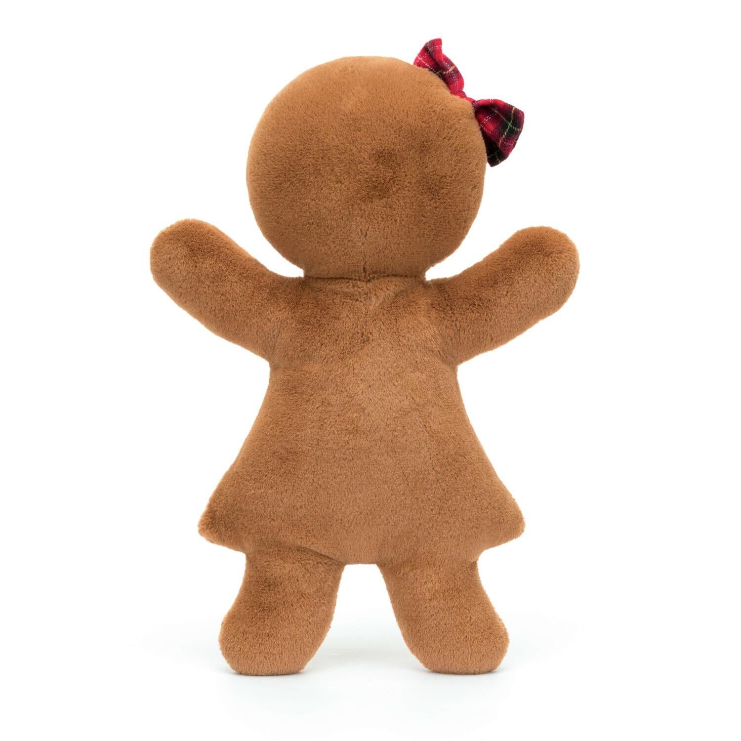 Kuscheltier Lebkuchenfrau "Jolly Gingerbread Ruby" - Large (Braun)