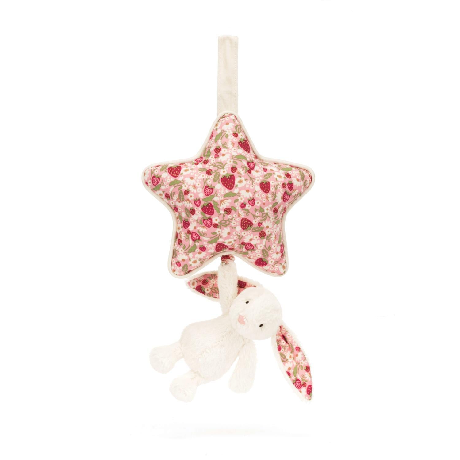 Musik-Mobile Hase "Blossom Berry" - 18 cm (Creme)