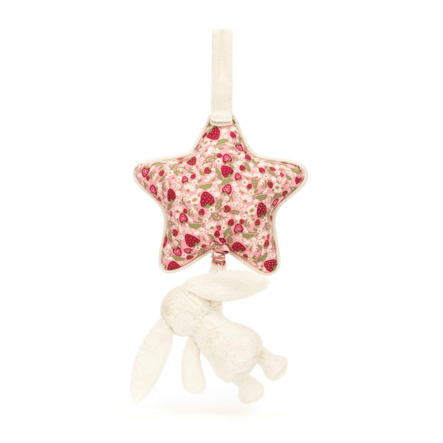 Musik-Mobile Hase "Blossom Berry" - 18 cm (Creme)
