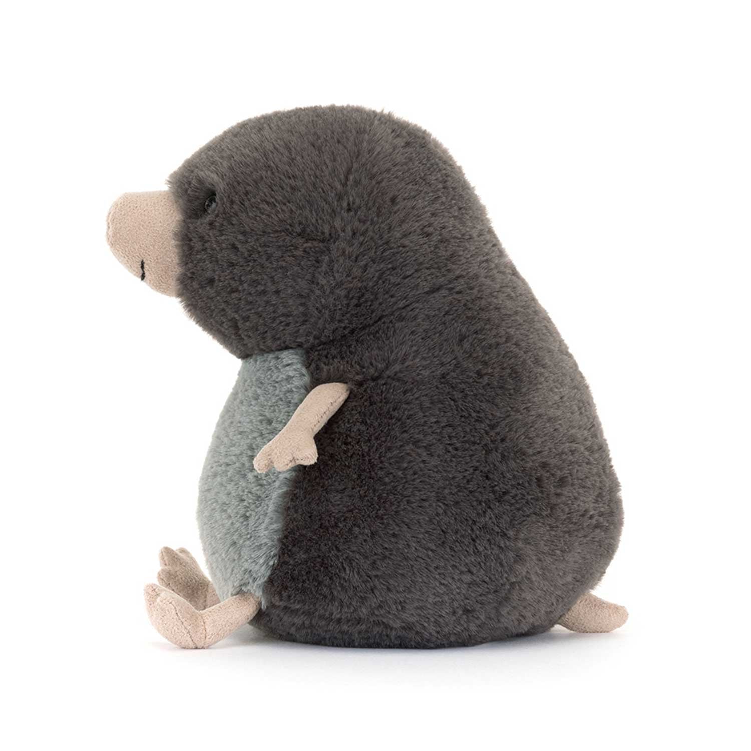 Kuscheltier Maulwurf "Muswell" - 15 cm (Grau) Jellycat