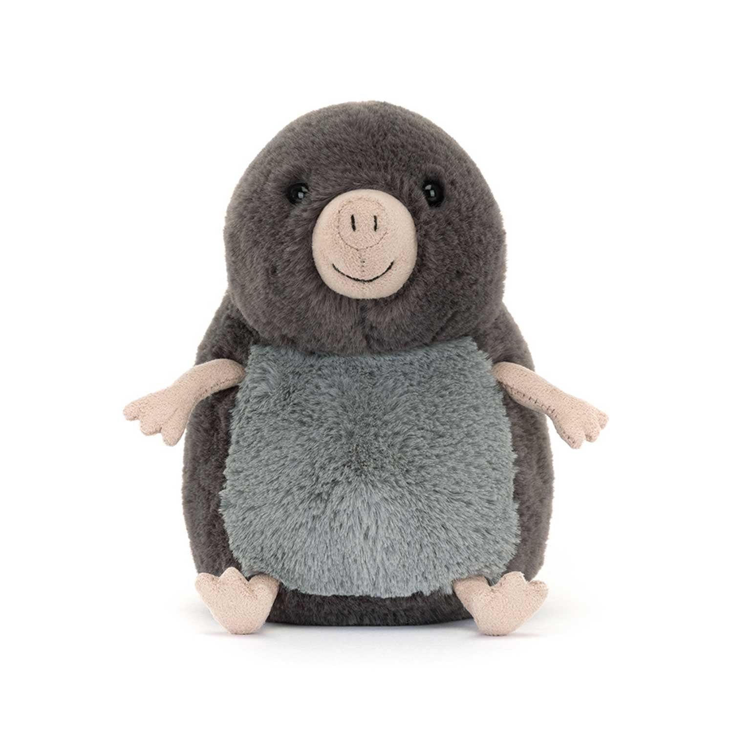 Kuscheltier Maulwurf "Muswell" - 15 cm (Grau) Jellycat