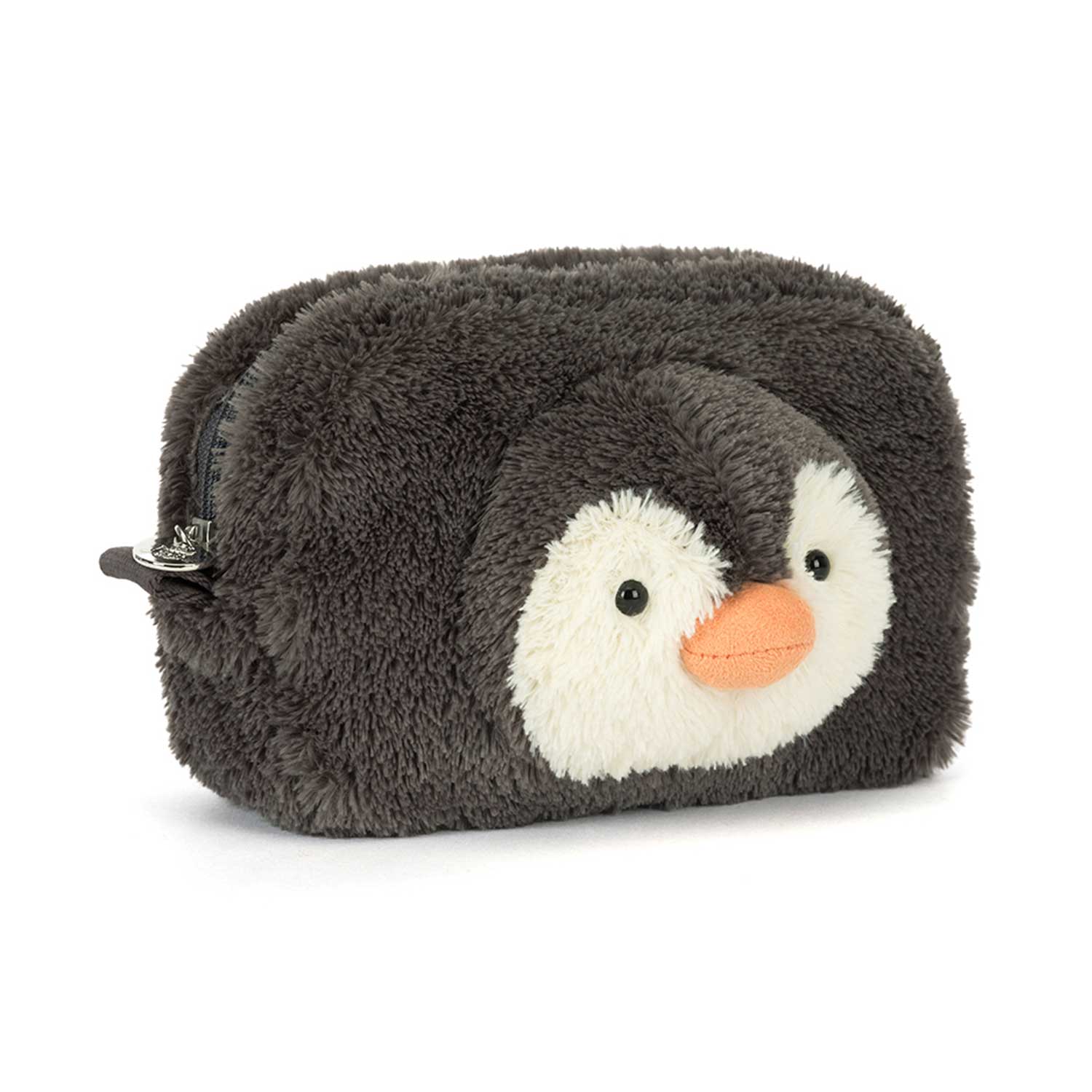 Mäppchen "Peanut Penguin" - 19 cm (Dunkelgrau) Jellycat