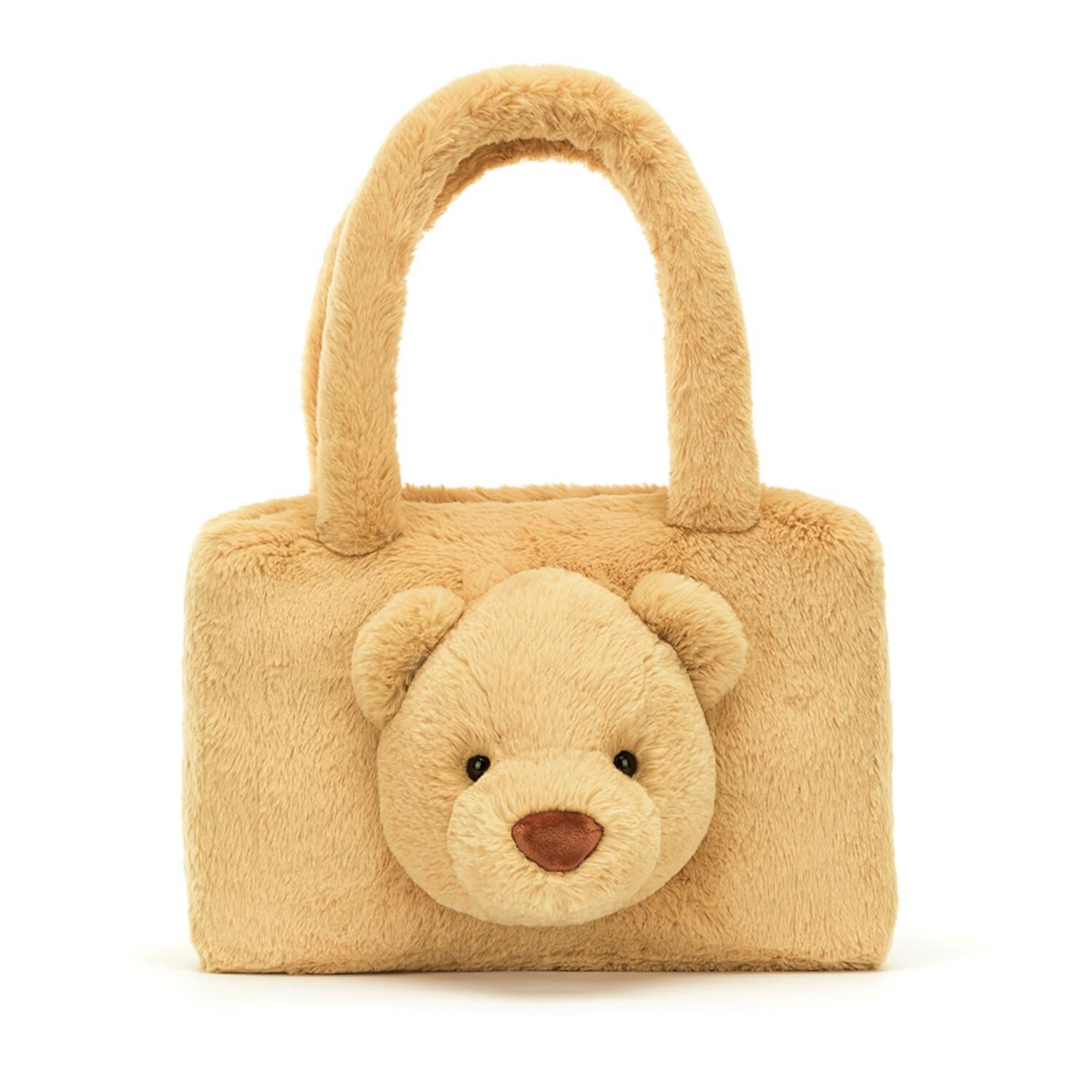 Kuscheltier Tasche "Smudge Bear" - 24x36x8 cm (Beige)