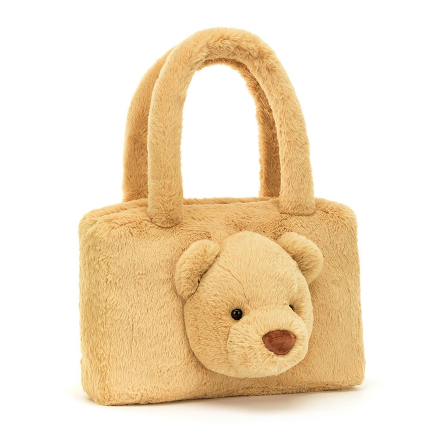 Kuscheltier Tasche "Smudge Bear" - 24x36x8 cm (Beige)