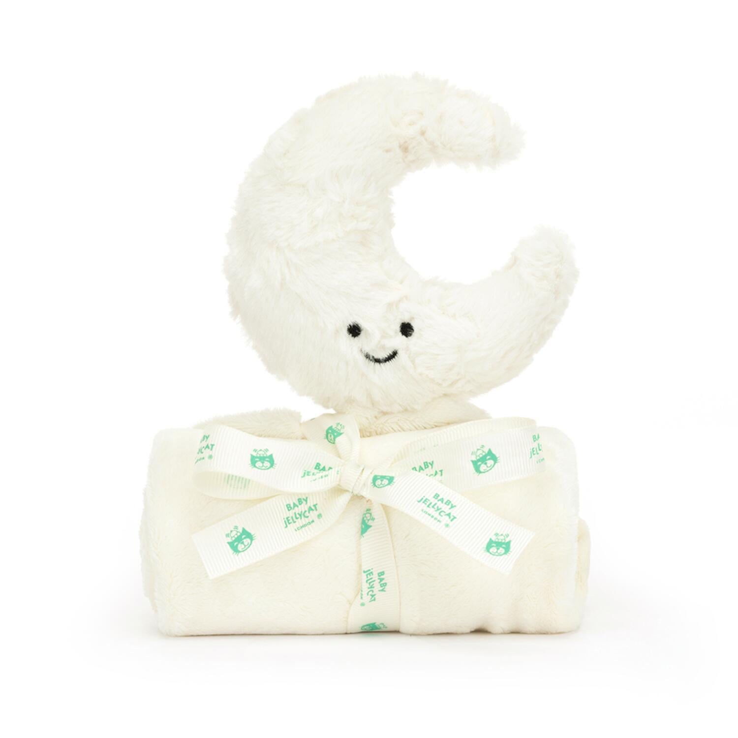 Kuscheltier Mond mit Schmusedecke "Amuseables" - 34 cm (Cream)