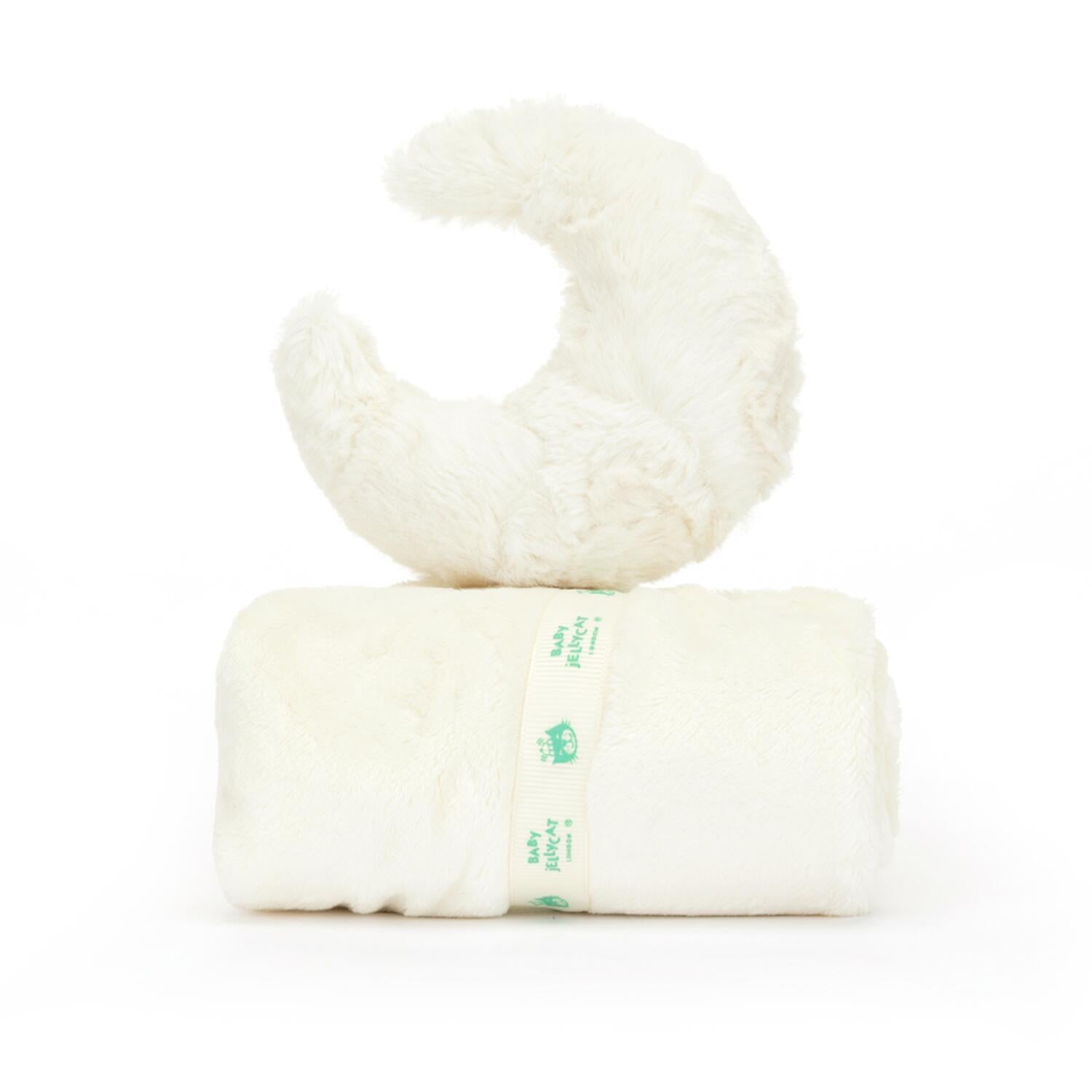 Kuscheltier Mond mit Schmusedecke "Amuseables" - 34 cm (Cream)