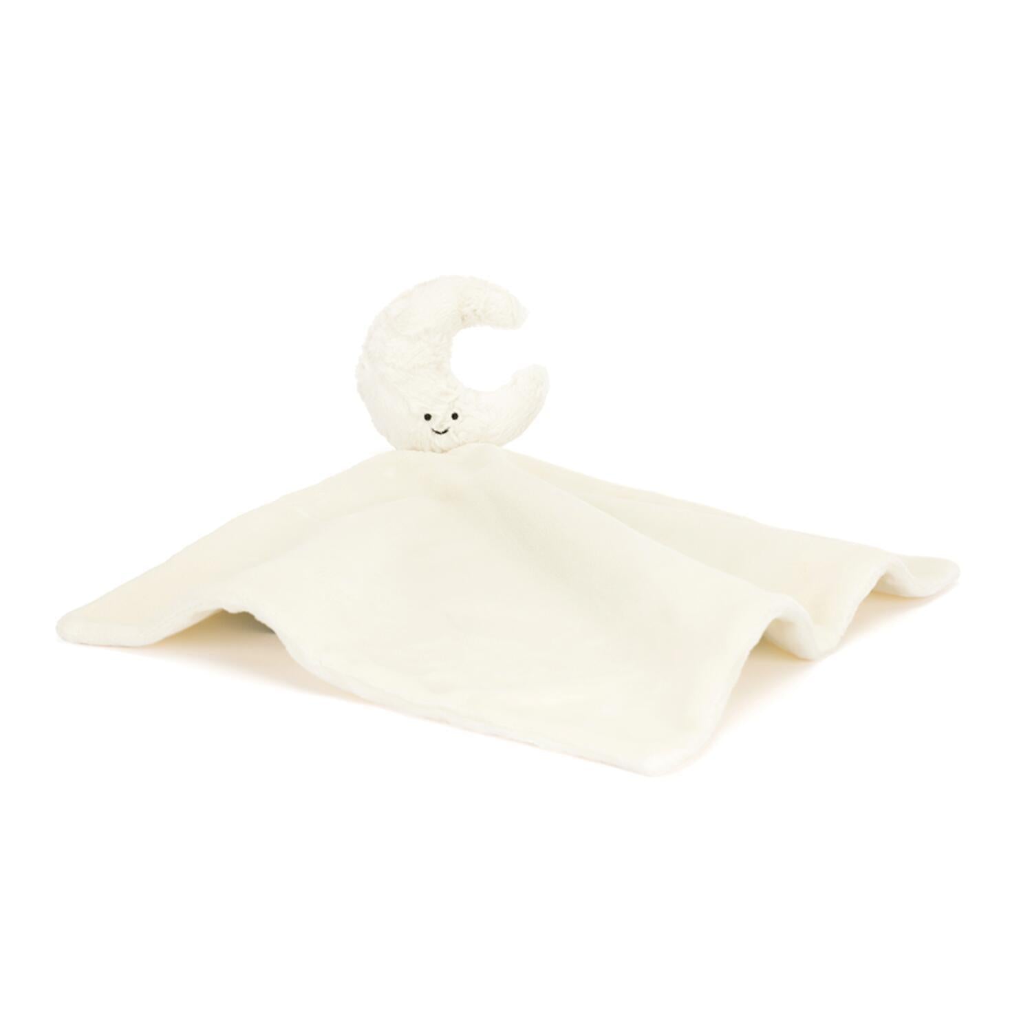 Kuscheltier Mond mit Schmusedecke "Amuseables" - 34 cm (Cream)