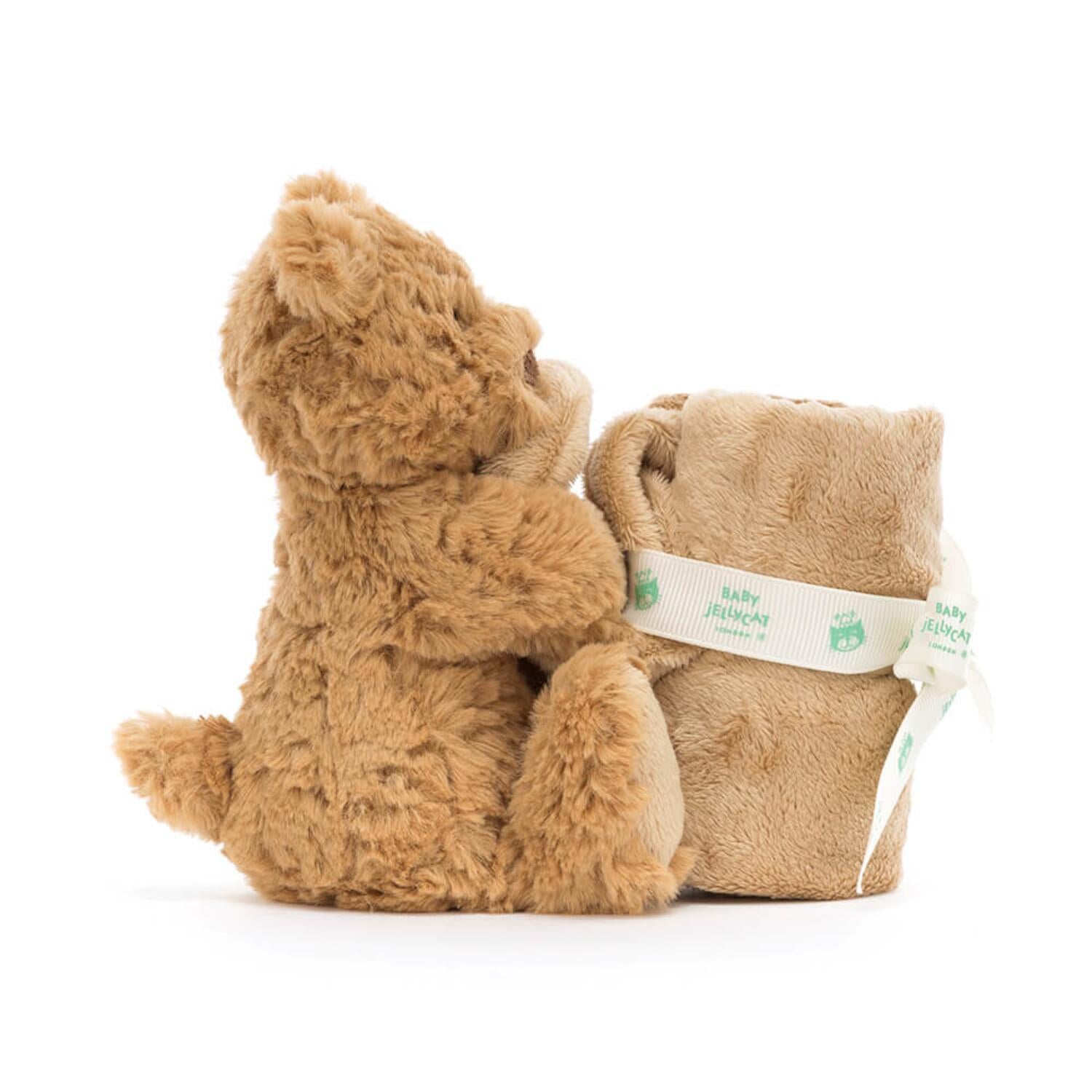 Kuscheltier Bär mit Schmusedecke "Bartholomew" - 34 cm (Braun)