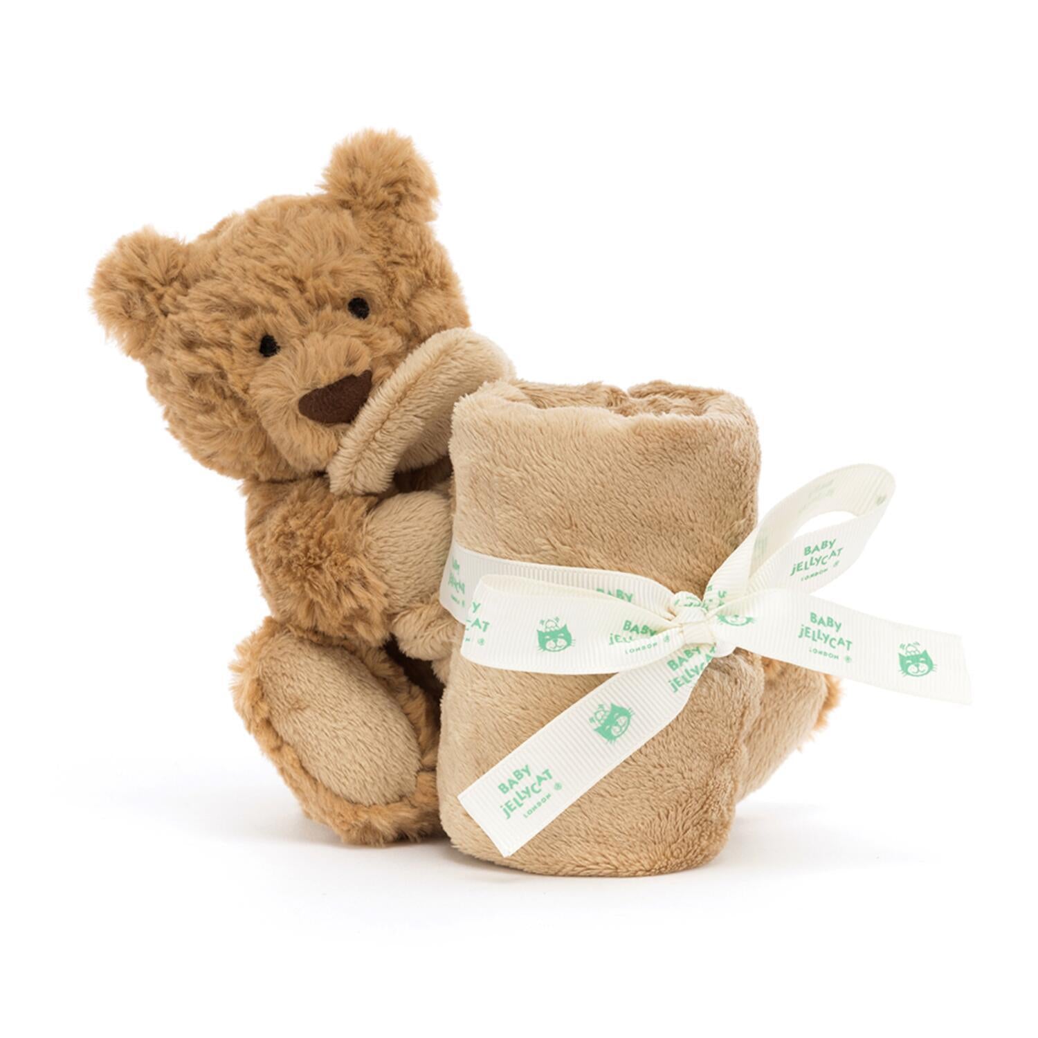 Kuscheltier Bär mit Schmusedecke "Bartholomew" - 34 cm (Braun)