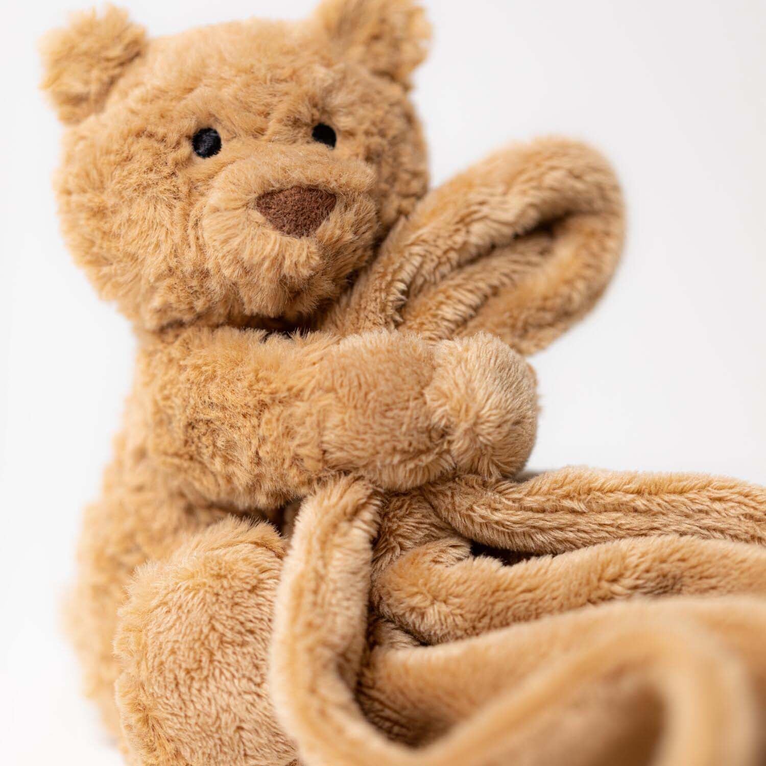 Kuscheltier Bär mit Schmusedecke "Bartholomew" - 34 cm (Braun)
