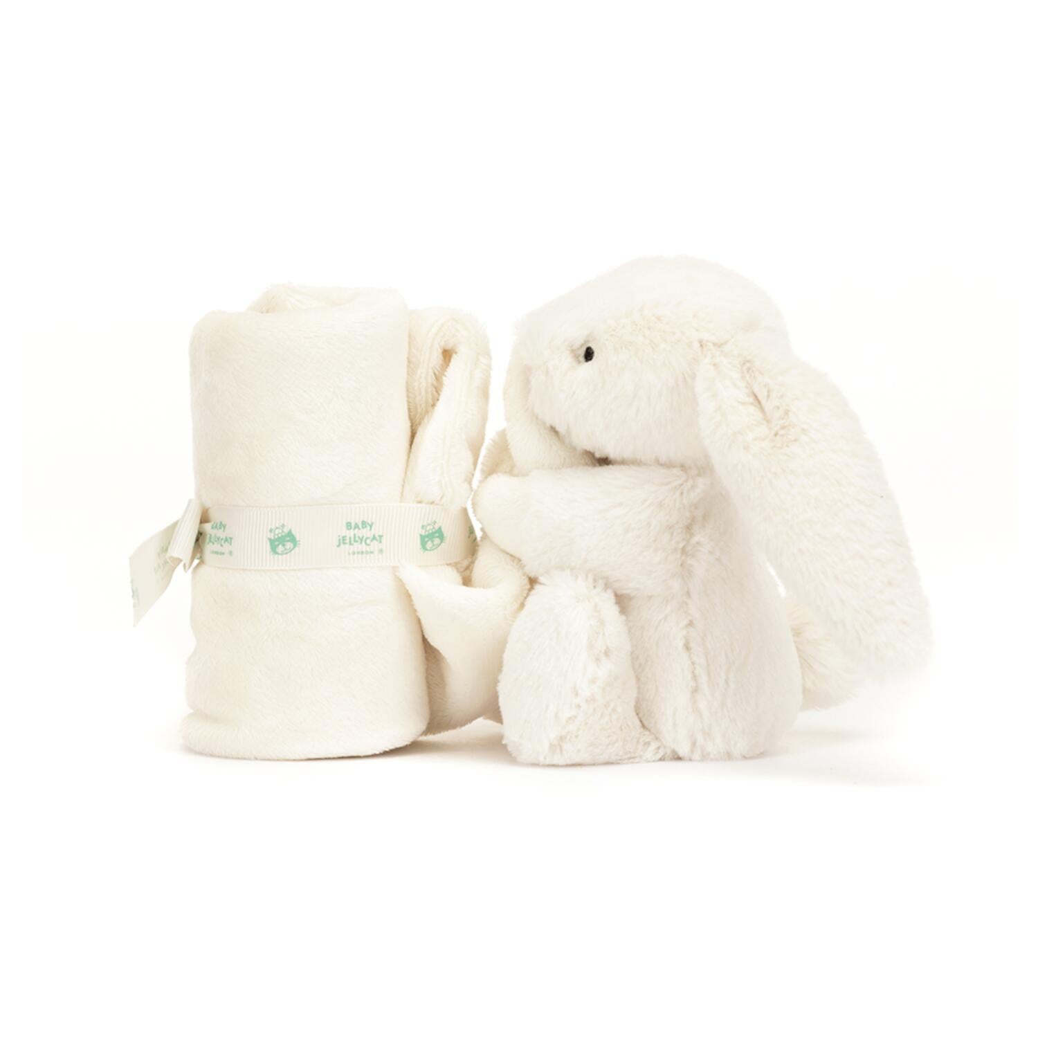 Kuscheltier Hase mit Schmusedecke "Bashful" - 34 cm (Cream)