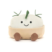 Kuscheltier Camembert "Amuseable" - 13 cm (Weiß/Creme)