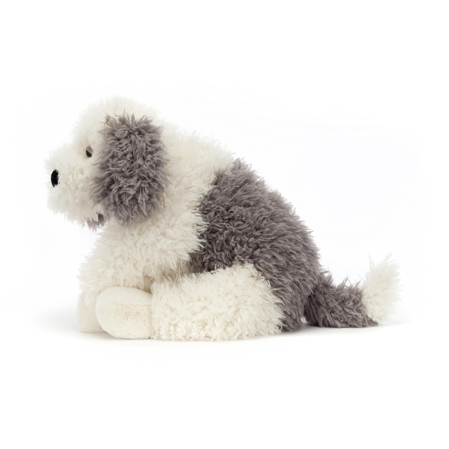 Kuscheltier Schäferhund "Floofie Sheepdog" - 16 cm (Weiß/Grau)