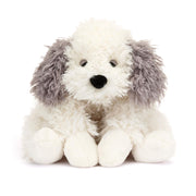 Kuscheltier Schäferhund "Floofie Sheepdog" - 16 cm (Weiß/Grau)