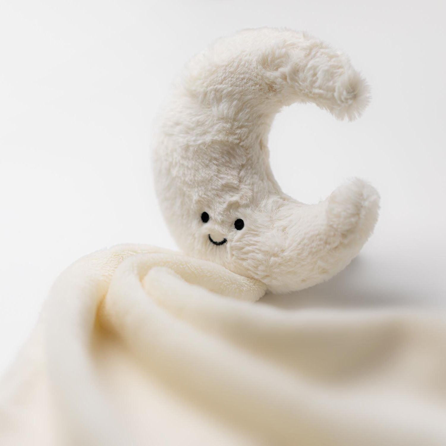 Kuscheltier Mond mit Schmusedecke "Amuseables" - 34 cm (Cream)