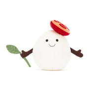 Kuscheltier Mozzarella "Amuseable" - 14 cm (Creme)