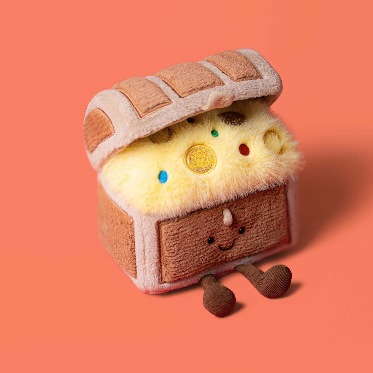 Kuscheltier Schatzkiste "Amuseables" - 11x17 cm