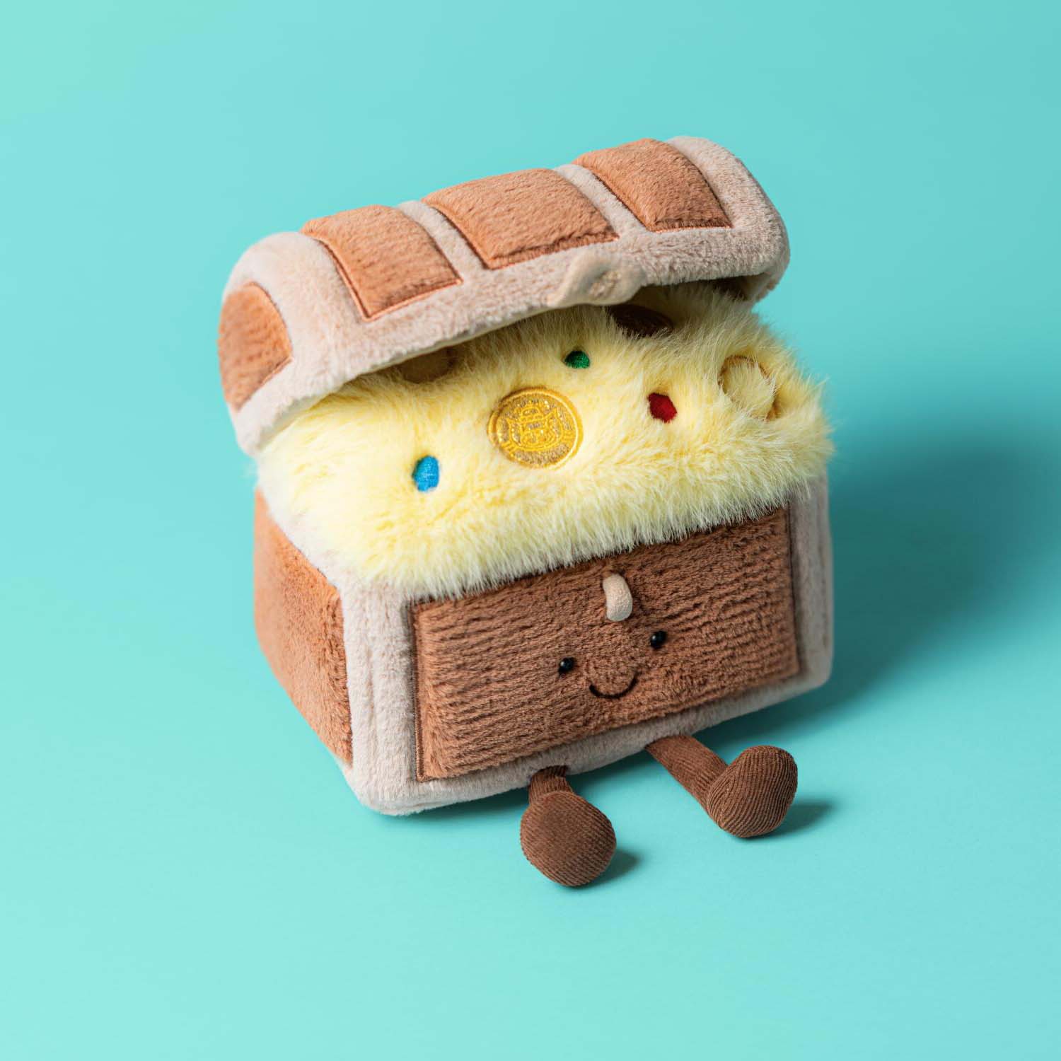 Kuscheltier Schatzkiste "Amuseables" - 11x17 cm