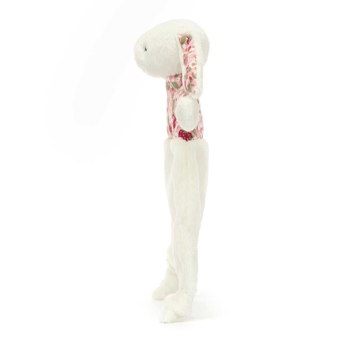 Schmusetuch Hase "Blossom Berry" - 18 cm (Creme)