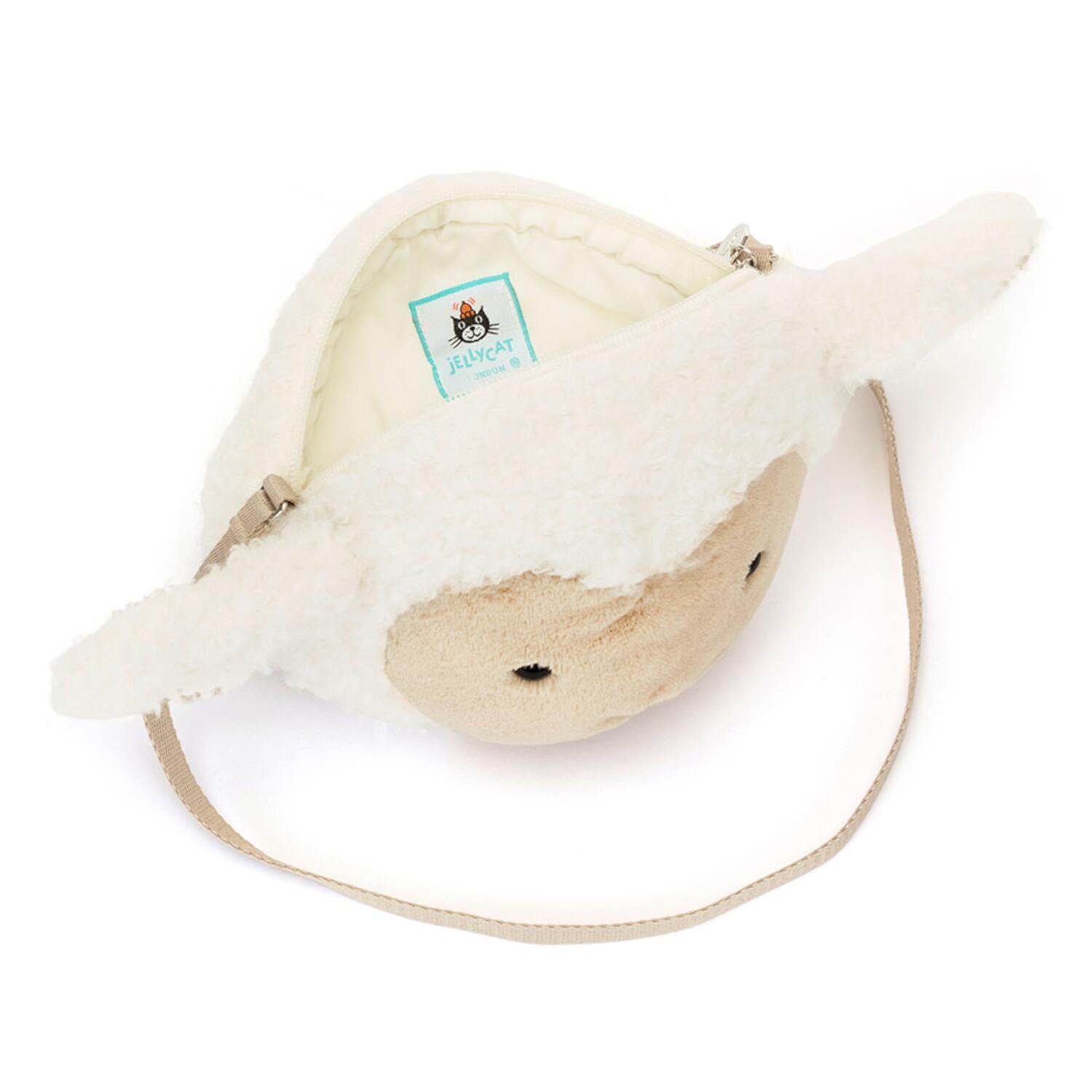 Tasche "Lämmchen" - 19 cm (Creme)