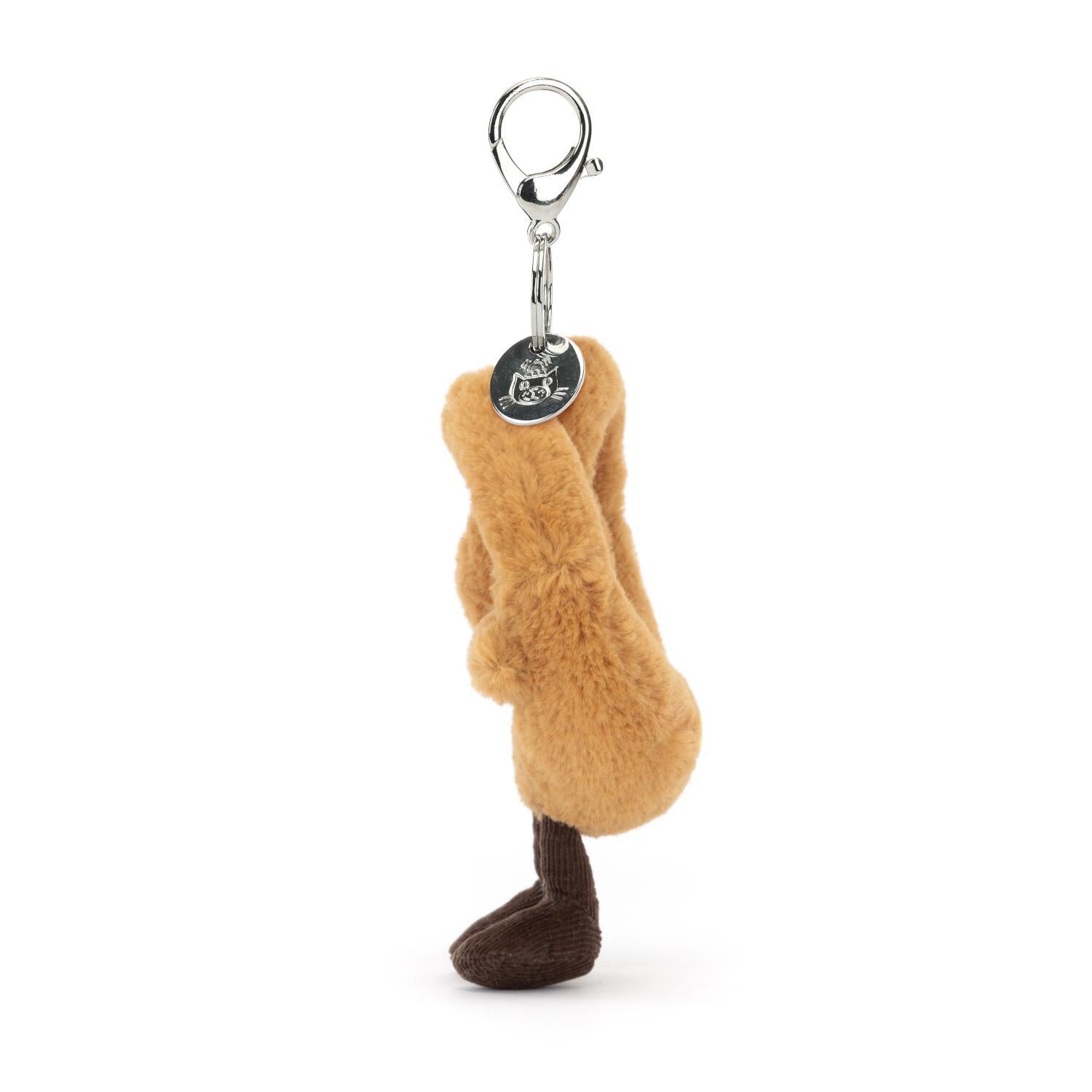 Taschenanhänger Brezel "Amuseable" - 17 cm (Braun)