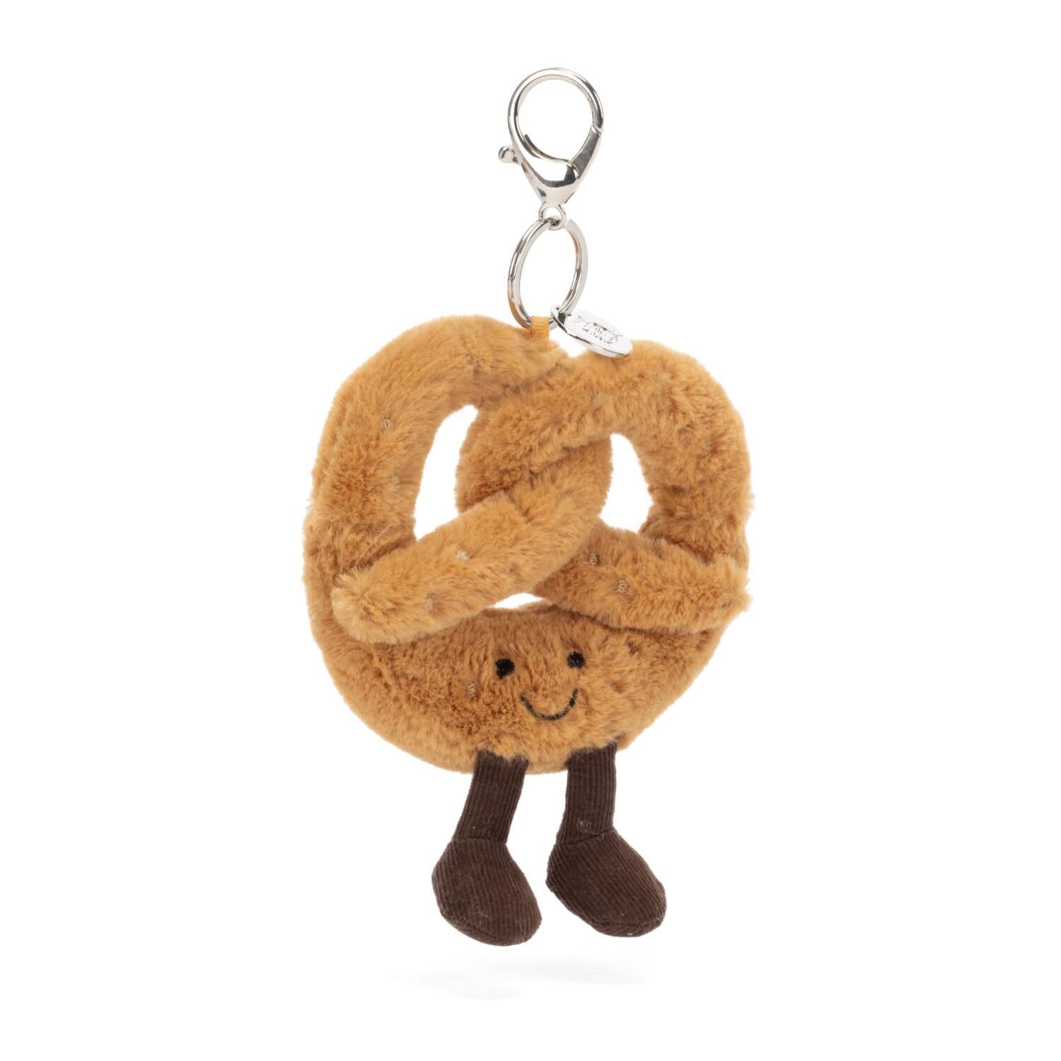 Taschenanhänger Brezel "Amuseable" - 17 cm (Braun)
