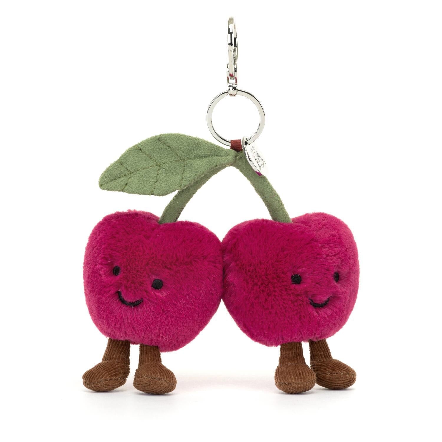 Taschenanhänger Kirsche "Amuseable" - 16 cm (Rot/Grün) Jellycat