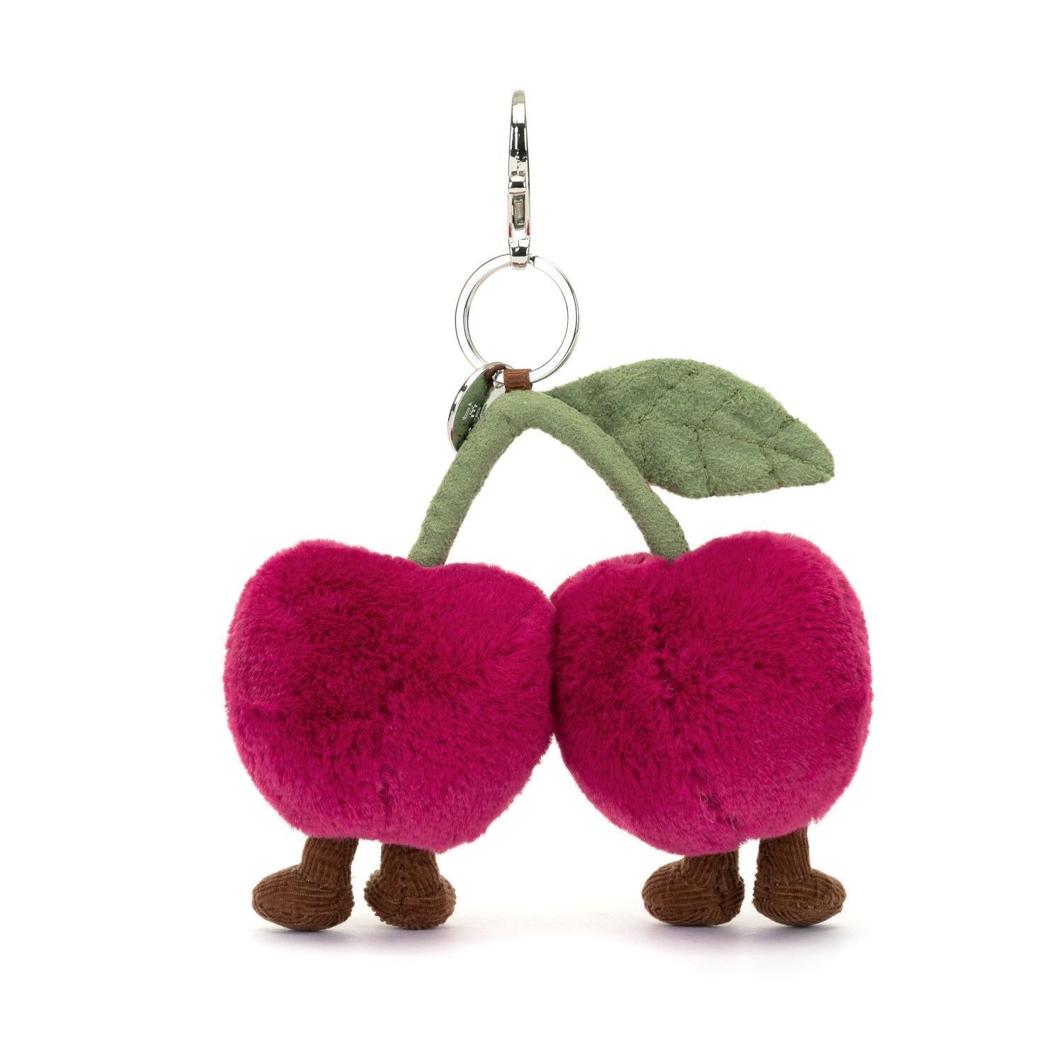 Taschenanhänger Kirsche "Amuseable" - 16 cm (Rot/Grün) Jellycat