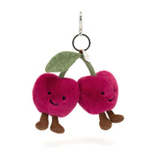 Taschenanhänger Kirsche "Amuseable" - 16 cm (Rot/Grün) Jellycat