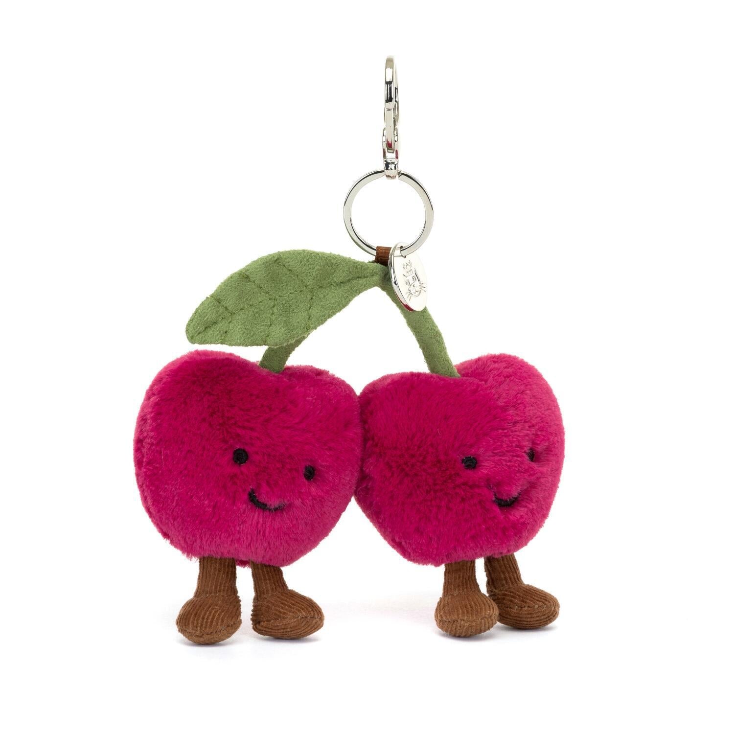 Taschenanhänger Kirsche "Amuseable" - 16 cm (Rot/Grün) Jellycat