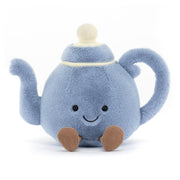 Jellycat Kuscheltier Vicky Teekanne "Amuseable" - 20 cm (Blau)