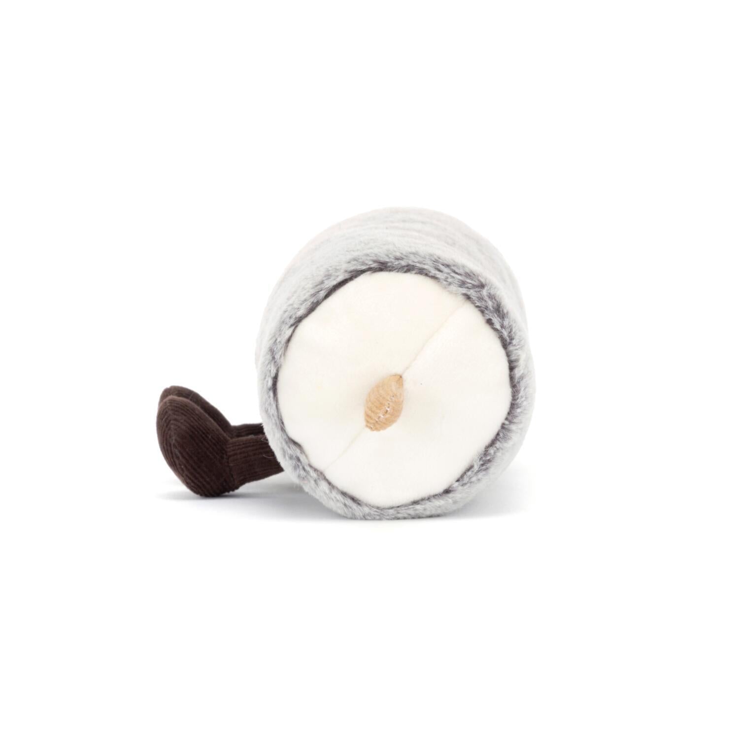Kuscheltier Ziegenkäse "Amuseable" - 20 cm (Grau/Weiß)