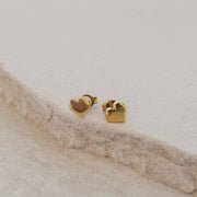Herz-Ohrstecker "Lia" (Gold)